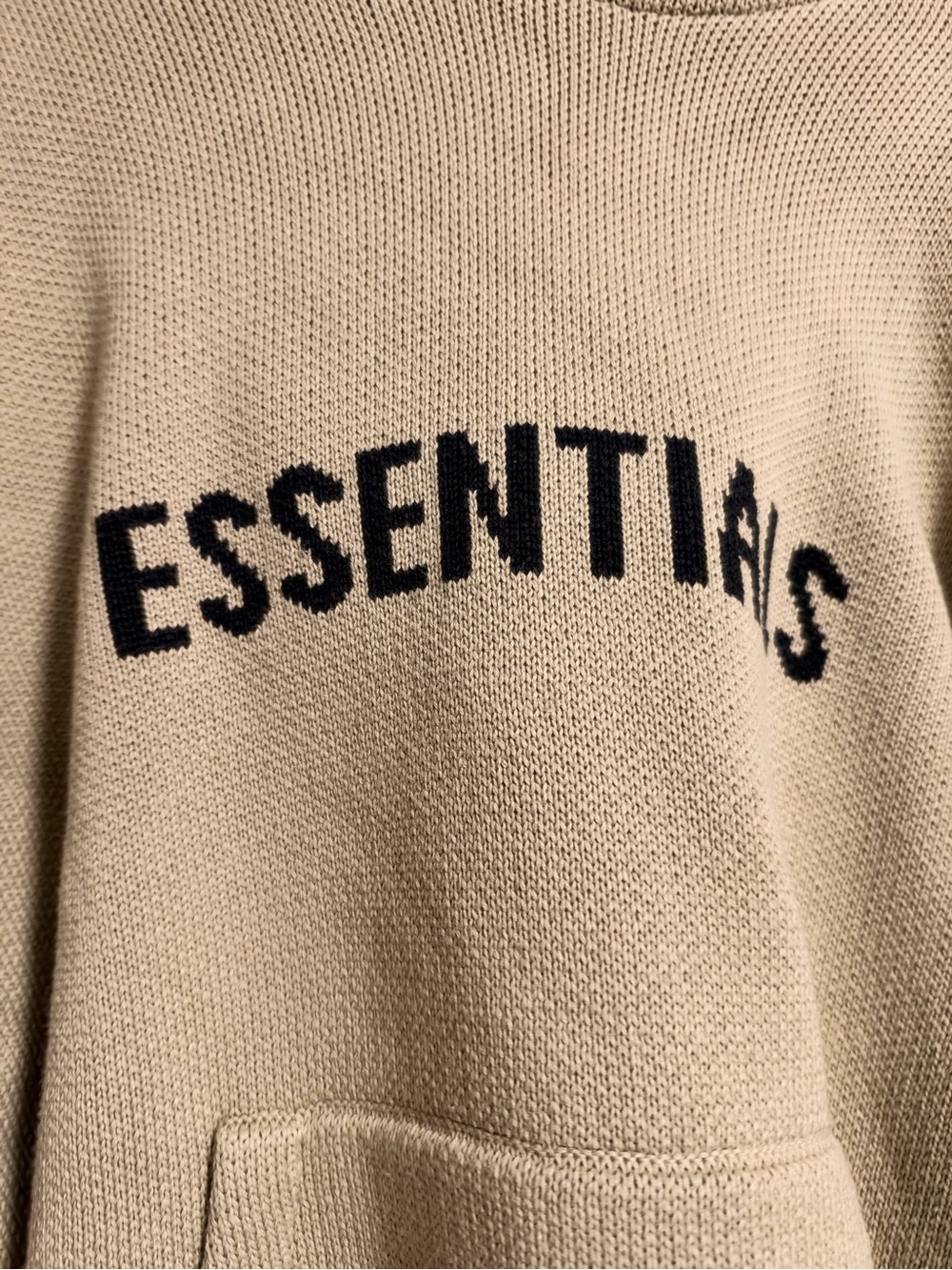 Essentials Men’s light Olive sweater size XL
